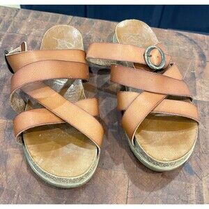 Blowfish Malibu Women's Shoes Sandals Brown Platform Stacked Slide Size 10